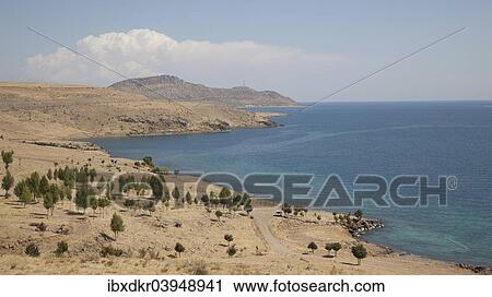 Stock Image - "Lake Van, Eastern Anatolia Region, Turkey, Asia". Fotosearch