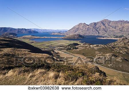 "Lake Wanaka, Otago Region, South Island, New Zealand, Oceania" View Large Photo Image Stock Photo - "Lake Wanaka, Otago Region, South Island, New Zealand, Oceania". Fotosearch