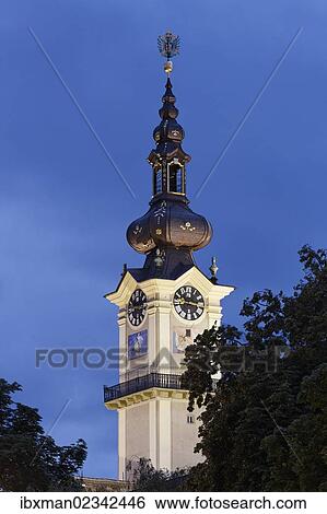 Stock Photograph - "Landhausturm tower, Linz, Upper Austria, Austria, Europe, PublicGround, Europe". Fotosearch