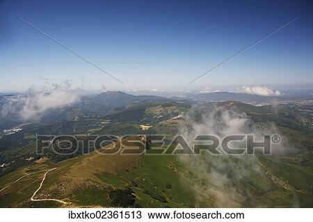 "Landscape at La Rhune Mountain, 905m, Basque Country, Pyrenees, Aquitaine region, department of Pyrenees-Atlantiques, France, Europe" View Large Photo Image Stock Image - "Landscape at La Rhune Mountain, 905m, Basque Country, Pyrenees, Aquitaine region, department of Pyrenees-Atlantiques, France, Europe". Fotosearch