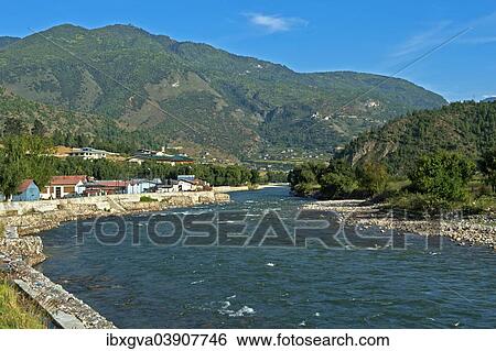 "Landscape in the Paro Valley with the Paro Chhu River, Paro, Bhutan, Asia" View Large Photo Image Stock Photograph - "Landscape in the Paro Valley with the Paro Chhu River, Paro, Bhutan, Asia". Fotosearch