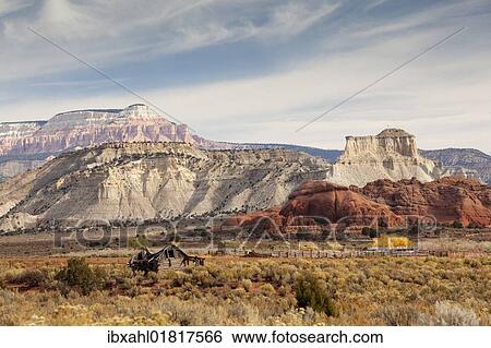 Stock Photograph - "Landscape on the Skutumpah Road, Utah, USA, America". Fotosearch
