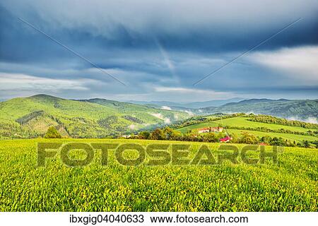 "Landscape, Protected Landscape Area Bile Karpaty, White Carpathian Mountains, Zitkova, Czech Republic, Europe" View Large Photo Image Stock Image - "Landscape, Protected Landscape Area Bile Karpaty, White Carpathian Mountains, Zitkova, Czech Republic, Europe". Fotosearch