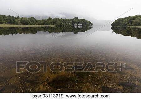 "Landscape with lake, Killarney National Park, County Kerry, Ireland, Europe" View Large Photo Image Stock Photo - "Landscape with lake, Killarney National Park, County Kerry, Ireland, Europe". Fotosearch