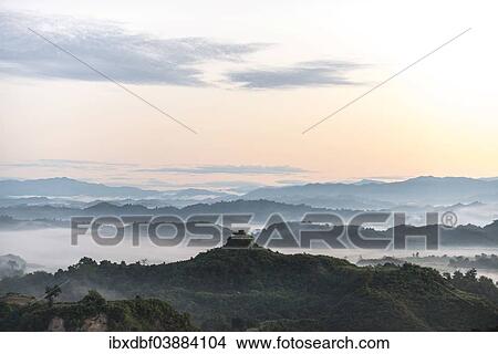 "Landscape with mist, Mrauk U, Sittwe District, Rakhine State, Myanmar, Asia" View Large Photo Image Picture - "Landscape with mist, Mrauk U, Sittwe District, Rakhine State, Myanmar, Asia". Fotosearch