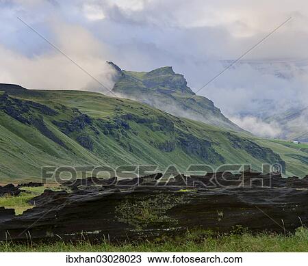 "Landscape with tuff rock, Dyrholaey, Vik i Myrdal, Southern Region, Iceland, Europe" View Large Photo Image Stock Image - "Landscape with tuff rock, Dyrholaey, Vik i Myrdal, Southern Region, Iceland, Europe". Fotosearch