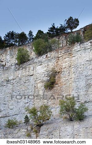 "Late Jurassic or Malm layers on Arzberg Mountain in the geotope of Kottingwoerth Quarry, bei Kottingworth, Beilngries, Bavaria, Germany, Europe" View Large Photo Image Stock Photography - "Late Jurassic or Malm layers on Arzberg Mountain in the geotope of Kottingwoerth Quarry, bei Kottingworth, Beilngries, Bavaria, Germany, Europe". Fotosearch
