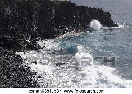 "Lava beach, Playa de las Nuns in Puerto Naos, La Palma, Canary Islands, Spain, Europe" View Large Photo Image Stock Photo - "Lava beach, Playa de las Nuns in Puerto Naos, La Palma, Canary Islands, Spain, Europe". Fotosearch