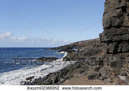 "Lava cliffs along the Pi'ilani Highway, Maui, Hawaii, USA" View Large Photo Image Stock Image - "Lava cliffs along the Pi'ilani Highway, Maui, Hawaii, USA". Fotosearch