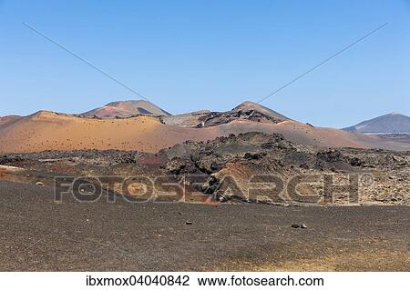 "Lava rocks, mountains, National Park Montana del Fuego de Timanfaya, Lanzarote, Canary Islands, Spain, Europe" View Large Photo Image Stock Image - "Lava rocks, mountains, National Park Montana del Fuego de Timanfaya, Lanzarote, Canary Islands, Spain, Europe". Fotosearch