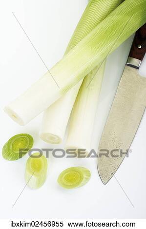 Leek (Allium ampeloprasum) View Large Photo Image Stock Photography - Leek (Allium ampeloprasum). Fotosearch