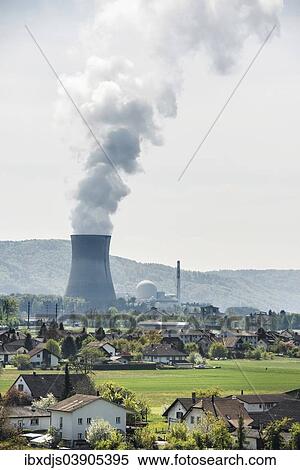 "Leibstadt Nuclear Power Plant and village, Leibstadt, Canton of Aargau, Switzerland, Europe" View Large Photo Image Stock Photography - "Leibstadt Nuclear Power Plant and village, Leibstadt, Canton of Aargau, Switzerland, Europe". Fotosearch
