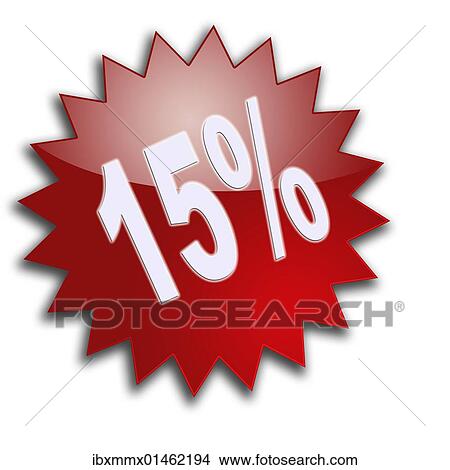 "Lettering """"15%"""", percent, discount" View Large Photo Image Picture - "Lettering """"15%"""", percent, discount". Fotosearch