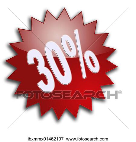 "Lettering """"30%"""", percent, discount" View Large Photo Image Stock Photo - "Lettering """"30%"""", percent, discount". Fotosearch