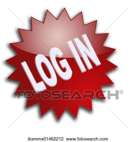 "Lettering """"Log in""""" View Large Photo Image Stock Image - "Lettering """"Log in""""". Fotosearch