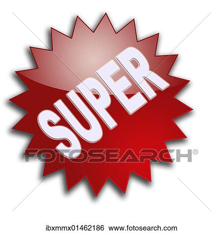 Stock Photograph - "Lettering """"Super""""". Fotosearch