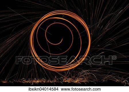 "Light painting, fireworks, sparks" View Large Photo Image Picture - "Light painting, fireworks, sparks". Fotosearch