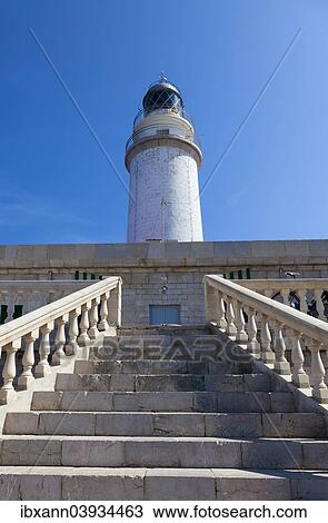 "Lighthouse at Cap Formentor, Majorca, Balearic Islands, Spain, Europe" View Large Photo Image Stock Image - "Lighthouse at Cap Formentor, Majorca, Balearic Islands, Spain, Europe". Fotosearch