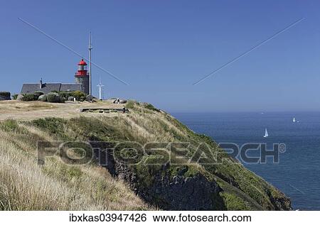 "Lighthouse at Pointe du Roc, Granville, Manche, Cotentin Peninsula or Cherbourg Peninsula, Lower Normandy, France, Europe" View Large Photo Image Stock Photograph - "Lighthouse at Pointe du Roc, Granville, Manche, Cotentin Peninsula or Cherbourg Peninsula, Lower Normandy, France, Europe". Fotosearch