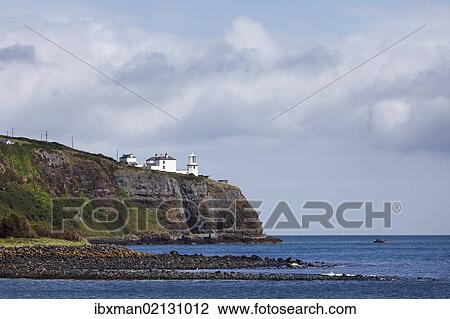 "Lighthouse at the Blackhead, Whitehead, County Antrim, Northern Ireland, Ireland, Great Britain, Europe" View Large Photo Image Stock Image - "Lighthouse at the Blackhead, Whitehead, County Antrim, Northern Ireland, Ireland, Great Britain, Europe". Fotosearch