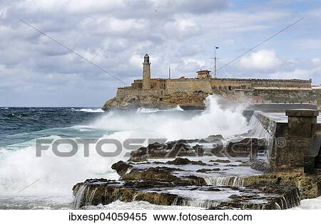 "Lighthouse, Castillo de los Tres Reyes del Morro, Malecon, Centro Habana, Havana, Ciudad de La Habana, Cuba, North America" View Large Photo Image Stock Photography - "Lighthouse, Castillo de los Tres Reyes del Morro, Malecon, Centro Habana, Havana, Ciudad de La Habana, Cuba, North America". Fotosearch