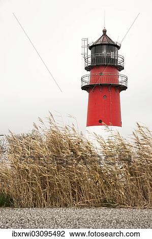 "Lighthouse in the North Sea resort of Buesum, Busum, Dithmarschen, Schleswig-Holstein, Germany, Europe" View Large Photo Image Stock Image - "Lighthouse in the North Sea resort of Buesum, Busum, Dithmarschen, Schleswig-Holstein, Germany, Europe". Fotosearch