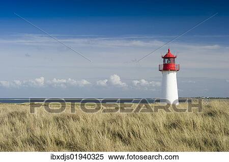 "Lighthouse List-West, List, Sylt island, Schleswig-Holstein, Germany, Europe" View Large Photo Image Stock Photography - "Lighthouse List-West, List, Sylt island, Schleswig-Holstein, Germany, Europe". Fotosearch