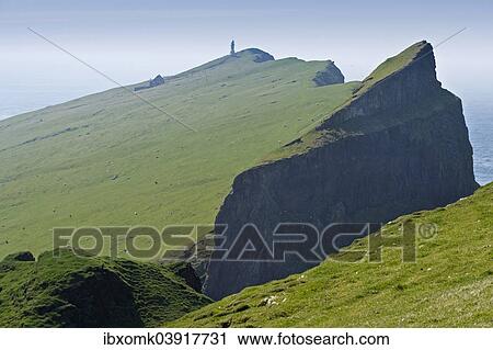 "Lighthouse on the Mykinesholmur, Mykines, Utoyggjar, Faroe Islands, Denmark, Europe" View Large Photo Image Stock Image - "Lighthouse on the Mykinesholmur, Mykines, Utoyggjar, Faroe Islands, Denmark, Europe". Fotosearch