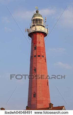 Stock Image - "Lighthouse, Scheveningen, The Hague, Holland, The Netherlands, Europe". Fotosearch