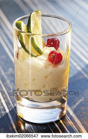 Stock Photo - "Lime sorbet, dessert". Fotosearch
