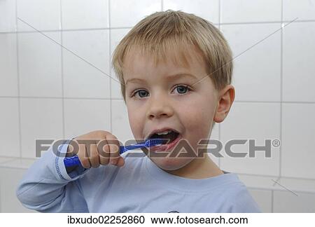 Little boy brushing his teeth View Large Photo Image Stock Image - Little boy brushing his teeth. Fotosearch