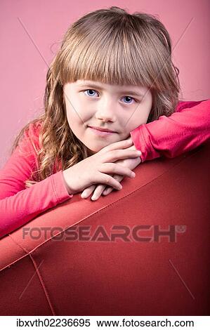 "Little girl, portrait" View Large Photo Image Stock Photography - "Little girl, portrait". Fotosearch