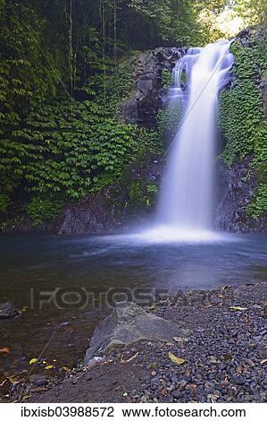 Stock Image - "Little Gitgit Waterfall, Central Bali, Bali, Indonesia, Asia". Fotosearch