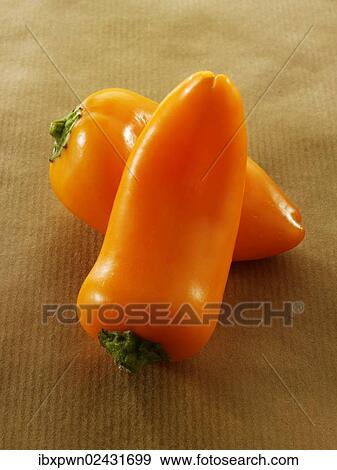 Little sweet orange peppers View Large Photo Image Stock Photo - Little sweet orange peppers. Fotosearch