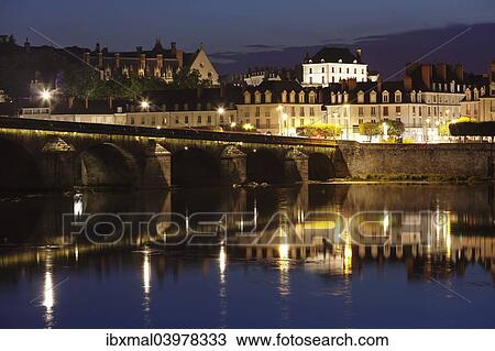 "Loire bridge Pont Jacques Gabriel, Blois, Loir et Cher, France, Europe" View Large Photo Image Stock Image - "Loire bridge Pont Jacques Gabriel, Blois, Loir et Cher, France, Europe". Fotosearch