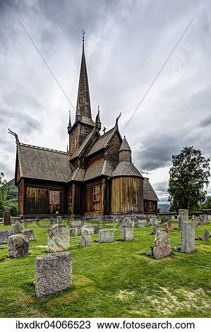 "Lom Stave Church, Lom, Oppland, Norway, Europe" View Large Photo Image Stock Image - "Lom Stave Church, Lom, Oppland, Norway, Europe". Fotosearch