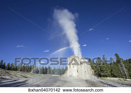 "Lone Star Geyser, Yellowstone National Park, Wyoming, United States, North America" View Large Photo Image Stock Image - "Lone Star Geyser, Yellowstone National Park, Wyoming, United States, North America". Fotosearch