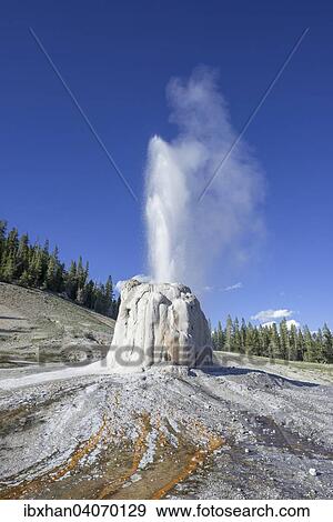 "Lone Star Geyser, Yellowstone National Park, Wyoming, United States, North America" View Large Photo Image Stock Photo - "Lone Star Geyser, Yellowstone National Park, Wyoming, United States, North America". Fotosearch