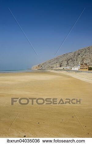 "Long sandy beach along the Khasab coastal road, Musandam, Oman, Asia" View Large Photo Image Stock Photograph - "Long sandy beach along the Khasab coastal road, Musandam, Oman, Asia". Fotosearch