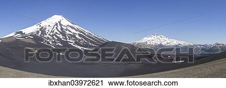 "Lonquimay volcano, left, and Tolhuaca volcano, Lonquimay, Region de la Araucania, Chile, South America" View Large Photo Image Stock Image - "Lonquimay volcano, left, and Tolhuaca volcano, Lonquimay, Region de la Araucania, Chile, South America". Fotosearch
