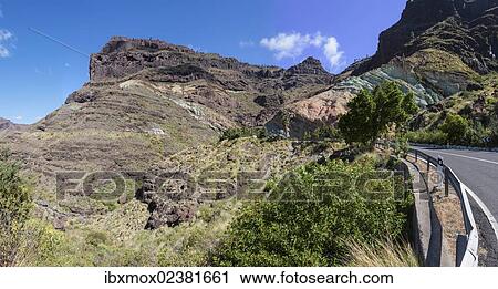 "Los Azulejos, a rock wall with hydrated iron oxide, Gran Canaria, Canary Islands, Spain, Europe, PublicGround, Europe" View Large Photo Image Stock Image - "Los Azulejos, a rock wall with hydrated iron oxide, Gran Canaria, Canary Islands, Spain, Europe, PublicGround, Europe". Fotosearch
