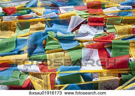 "Lots of colorful prayer flags flying, Yumbulagang near Tsetang, Himalaya Range, Central Tibet, Ue-Tsang, Tibet Autonomous Region, People's Republic of China, Asia" View Large Photo Image Stock Image - "Lots of colorful prayer flags flying, Yumbulagang near Tsetang, Himalaya Range, Central Tibet, Ue-Tsang, Tibet Autonomous Region, People's Republic of China, Asia". Fotosearch
