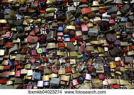 "Love locks on the railing of the Hohenzollern Bridge, Cologne, North Rhine-Westphalia, Germany, Europe" View Large Photo Image Picture - "Love locks on the railing of the Hohenzollern Bridge, Cologne, North Rhine-Westphalia, Germany, Europe". Fotosearch
