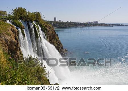 "Lower Dueden Waterfall, Lara, Antalya, Antalya Province, Turkey, Asia" View Large Photo Image Stock Image - "Lower Dueden Waterfall, Lara, Antalya, Antalya Province, Turkey, Asia". Fotosearch