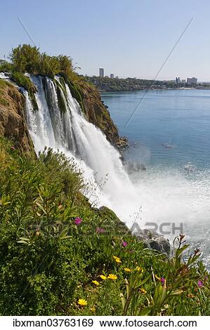 "Lower Dueden Waterfall, Lara, Antalya, Antalya Province, Turkey, Asia" View Large Photo Image Stock Photo - "Lower Dueden Waterfall, Lara, Antalya, Antalya Province, Turkey, Asia". Fotosearch