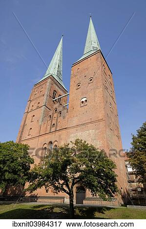 "Lubeck Cathedral, Lubeck, Schleswig-Holstein, Germany, Europe" View Large Photo Image Stock Photo - "Lubeck Cathedral, Lubeck, Schleswig-Holstein, Germany, Europe". Fotosearch