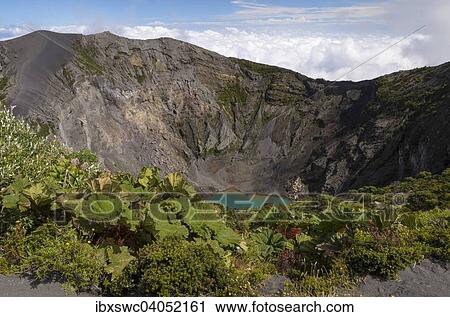 "Main crater of the Irazu volcano with crater lake, Irazu Volcano National Park, Province of Cartago, Costa Rica, North America" View Large Photo Image Stock Image - "Main crater of the Irazu volcano with crater lake, Irazu Volcano National Park, Province of Cartago, Costa Rica, North America". Fotosearch