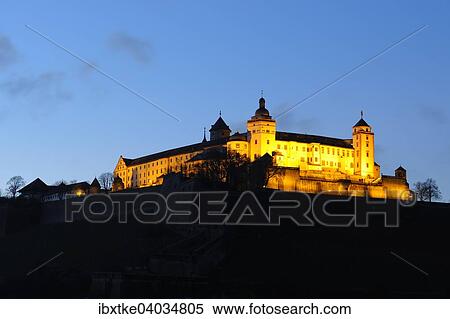 "Marienberg Fortress on a hill overlooking the city, Wurzburg, Bavaria, Germany, Europe" View Large Photo Image Stock Photography - "Marienberg Fortress on a hill overlooking the city, Wurzburg, Bavaria, Germany, Europe". Fotosearch