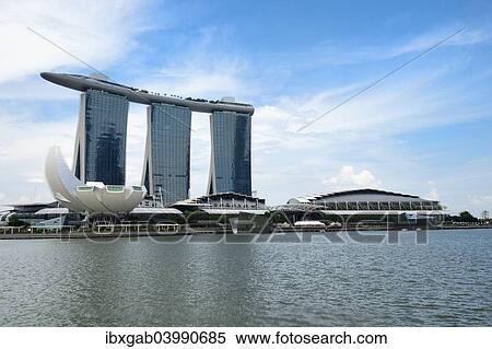"Marina Bay Sands Hotel and ArtScience Museum, Singapore, Asia" View Large Photo Image Stock Photography - "Marina Bay Sands Hotel and ArtScience Museum, Singapore, Asia". Fotosearch