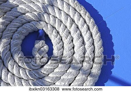 Marine rope View Large Photo Image Stock Photo - Marine rope. Fotosearch